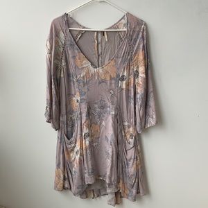 Free People Purple Floral Sundress